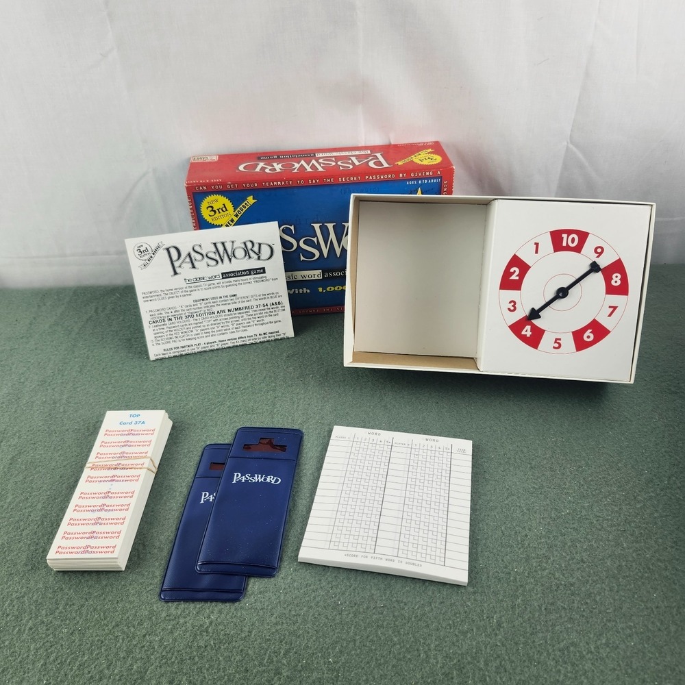 Endless‎ Games Password Board Game - 3rd Edition 2001 Complete
